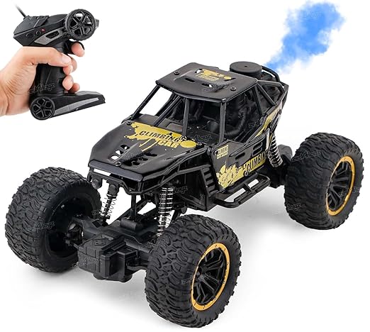 baby toy land,toyz remote control car for kids with mist smoke effect 2 wd monster truck rock crawler climbing rc toy vehicle car for boys and girls black baby toy land,toyz remote control car for kids with mist smoke effect 2 wd monster truck rock crawler climbing rc toy vehicle car for boys and girls black