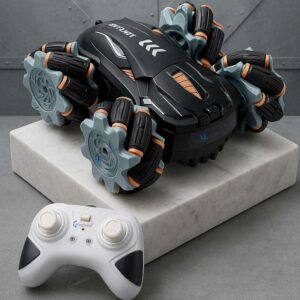 baby toy land,4x4 remote control drift stunt car 4wd racing fall resistant rc car 360° rotating dual sided climbing high speed tumbling cross country battle off road rechargeable adults boy girl